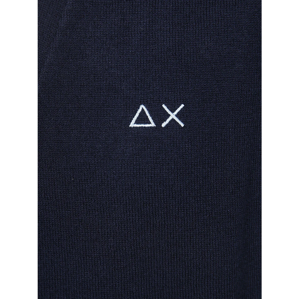 Sun68 Solide Vest Blue Heren
