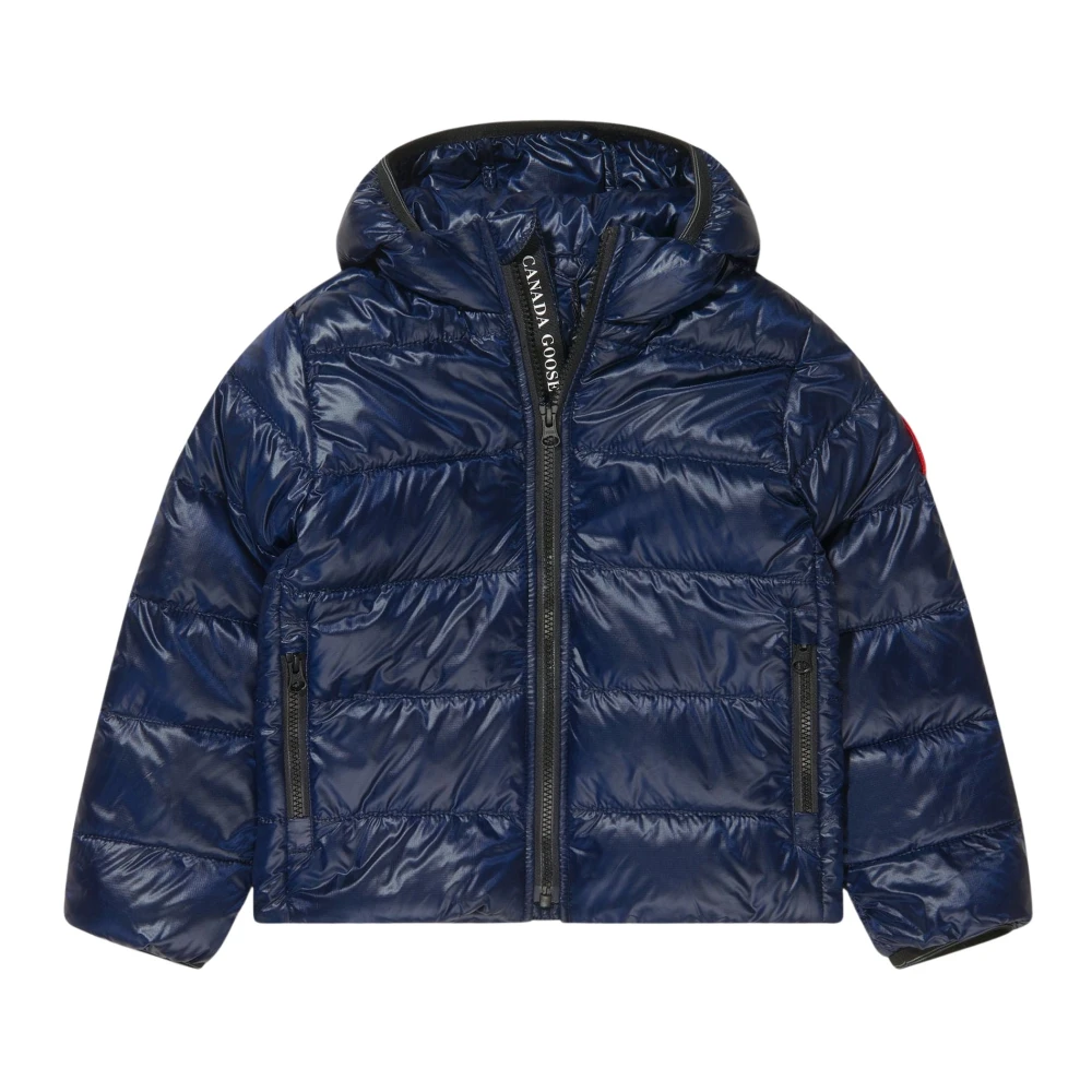 Canada Goose Unisex Blue Crofton Down Hooded Jacket