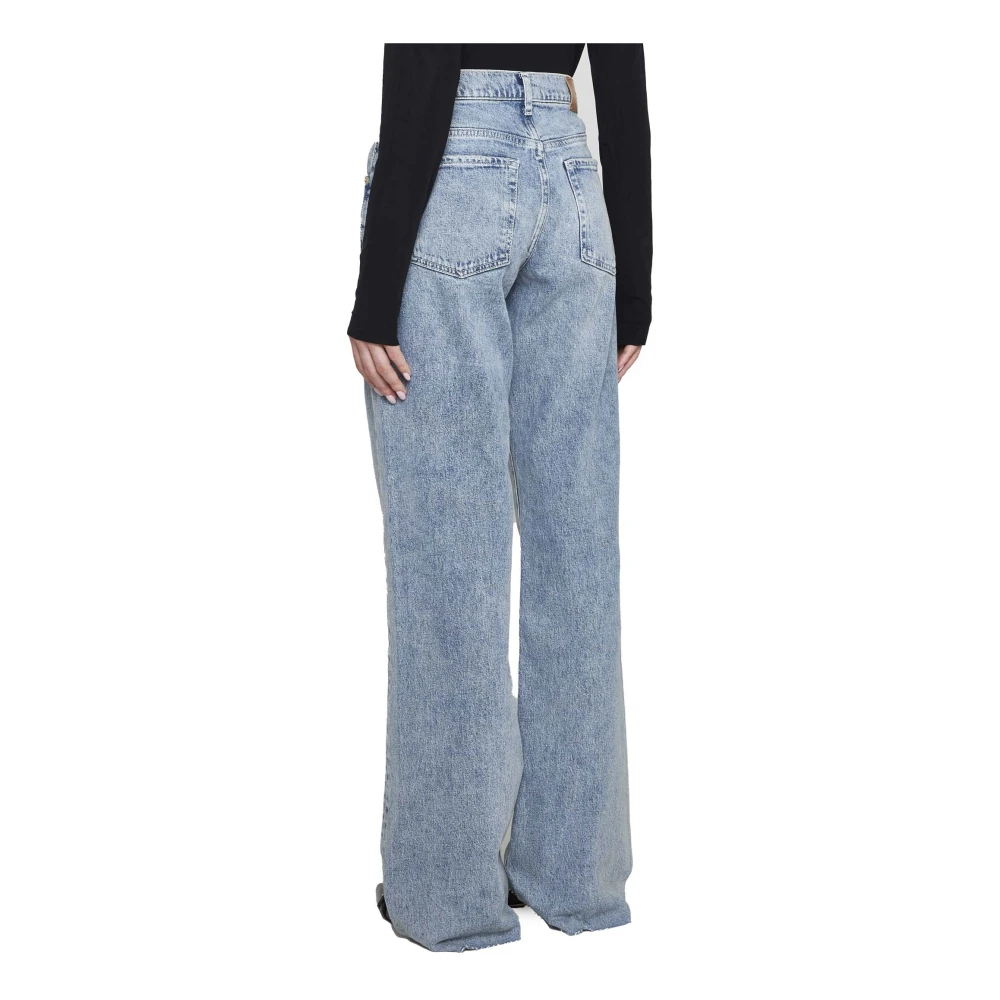 7 For All Mankind Blauwe Jeans Blue Dames