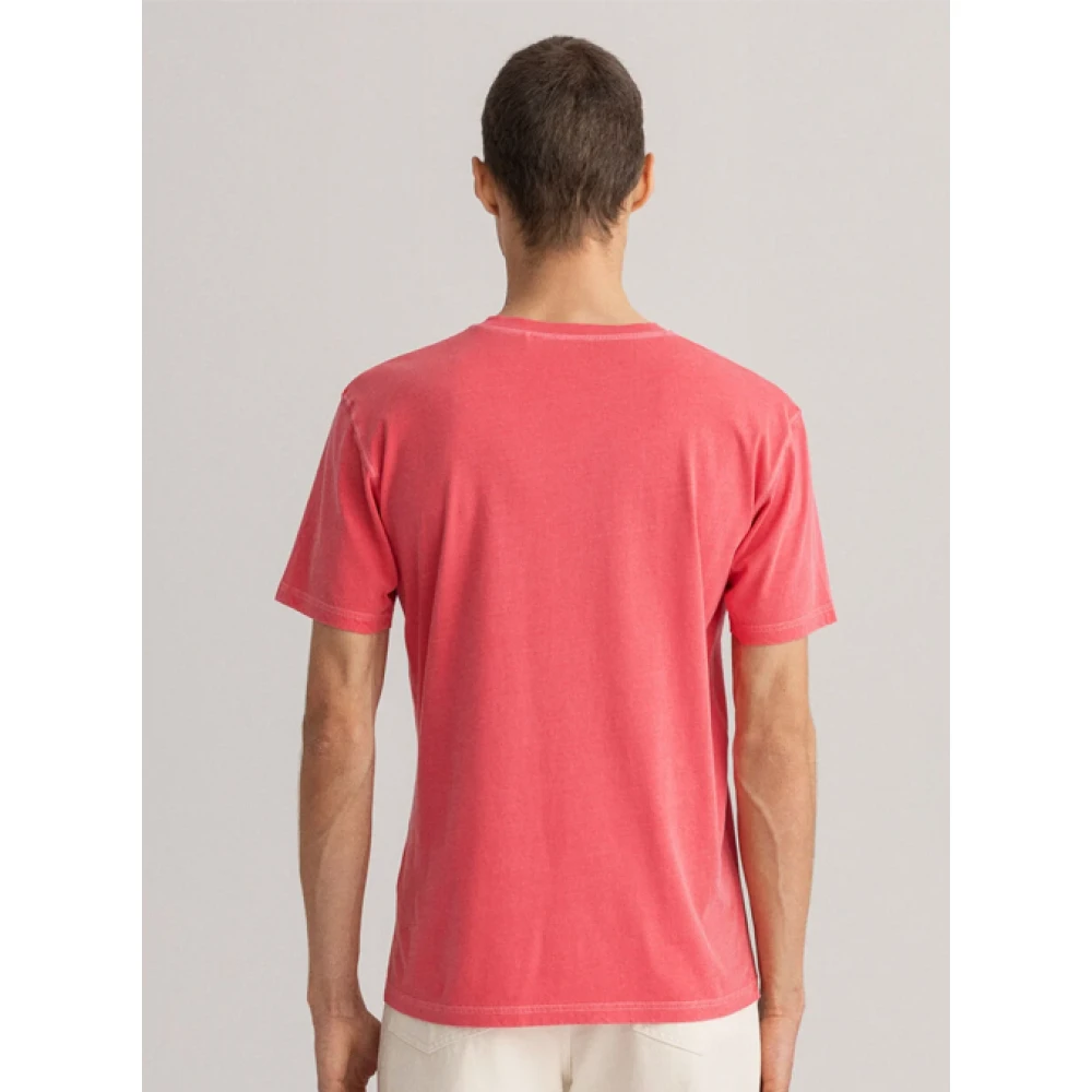 Gant Comfortabele en stijlvolle T-shirt collectie Pink Heren