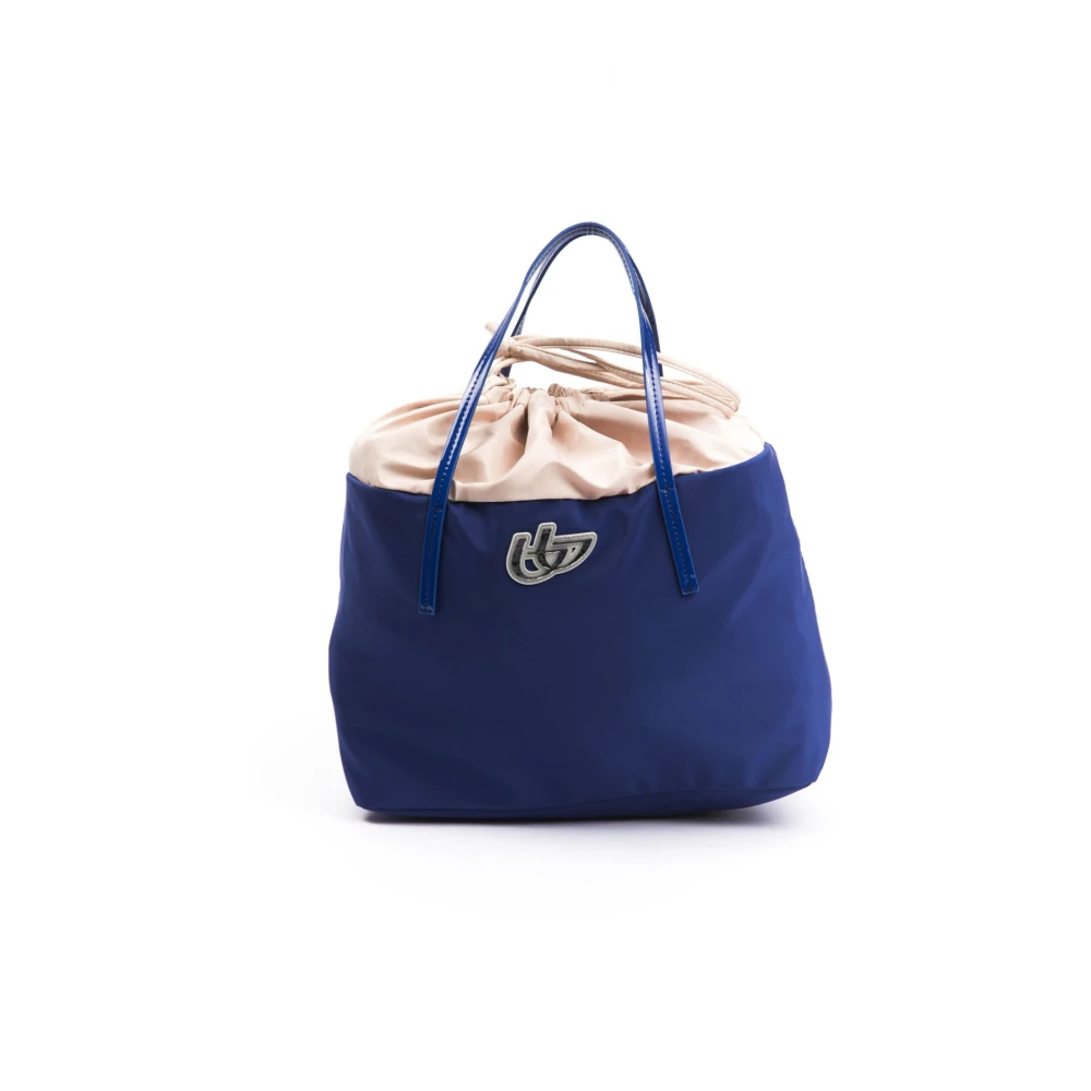 Byblos Stoffen en Synthetisch Leren Shopper Tas Blue Dames