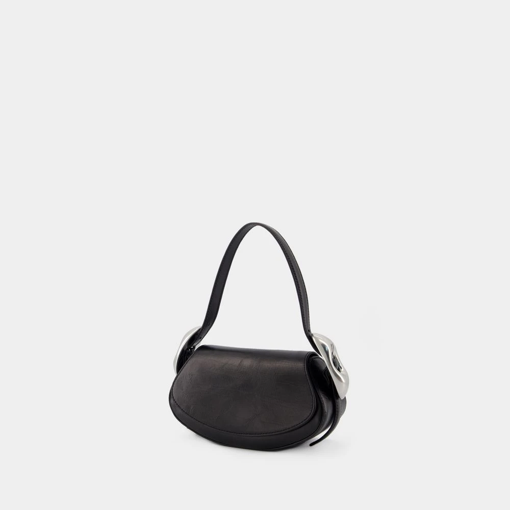 alexander wang Zwarte Leren Flap Tas Black Dames