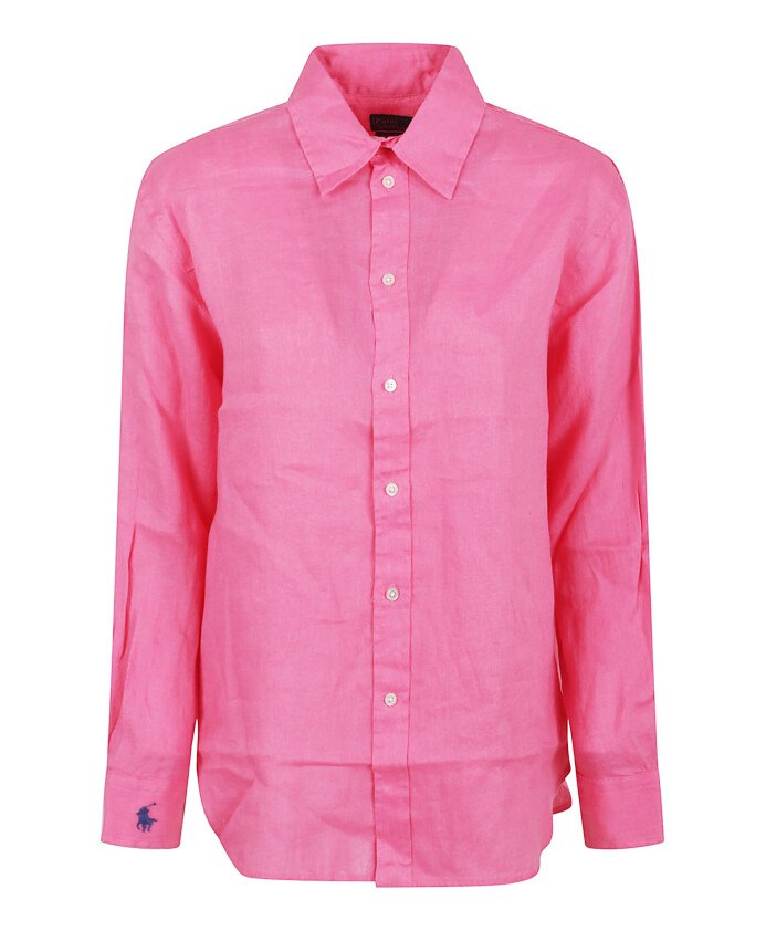 fuchsia-linen-shirt-casual-outings