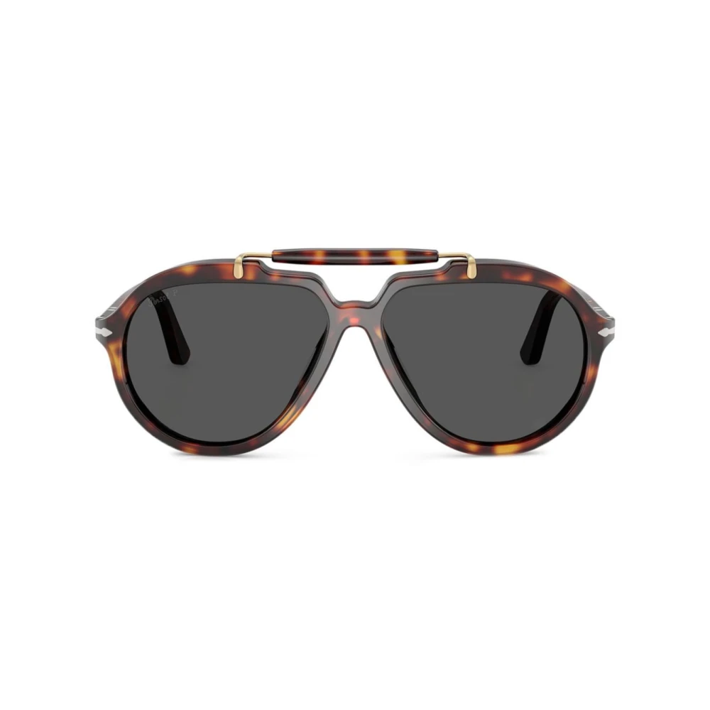 Persol Unisex Brown Sunglasses - Sunglasses - 57 Mm - Accessories