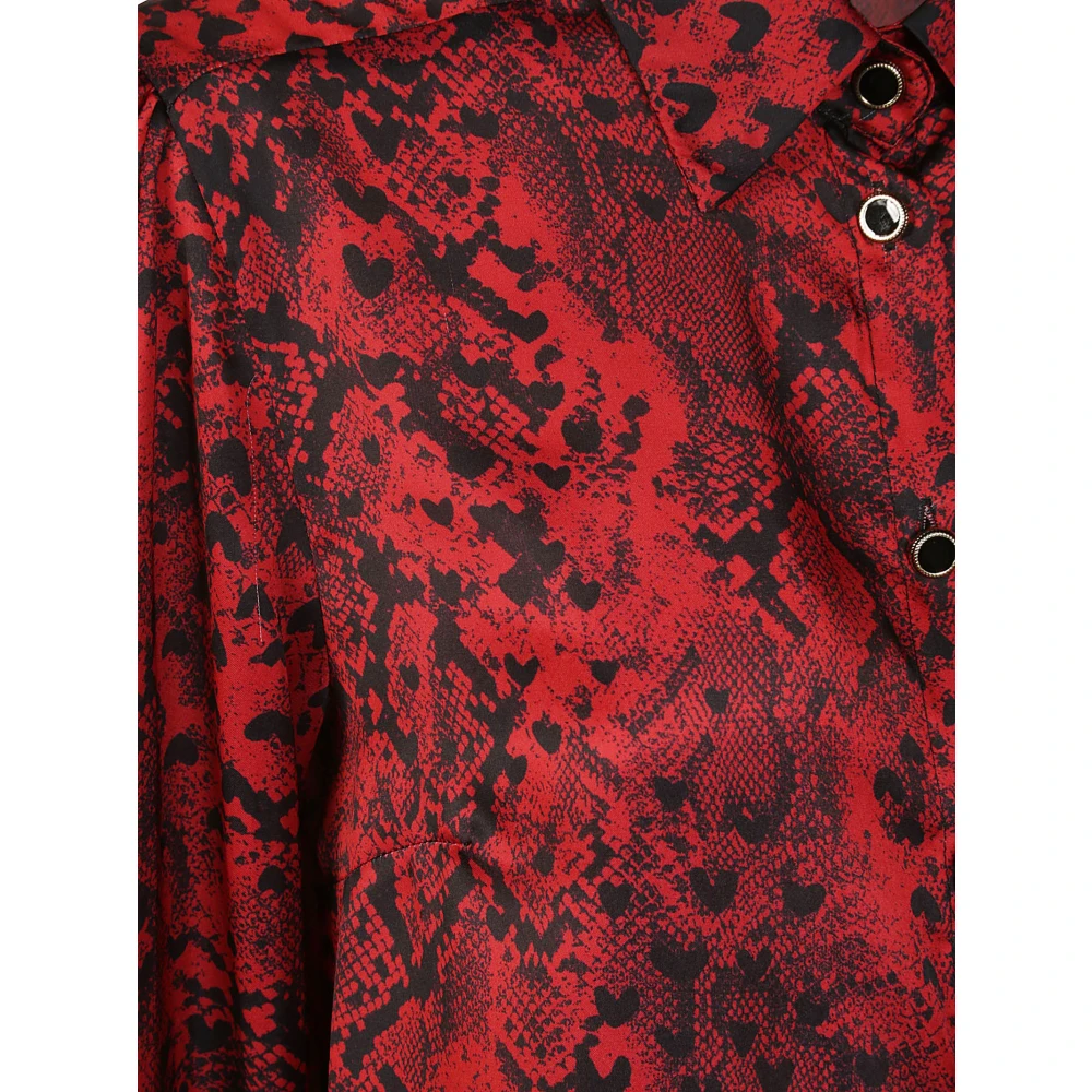 Liu Jo Python Print Overhemd Red Dames
