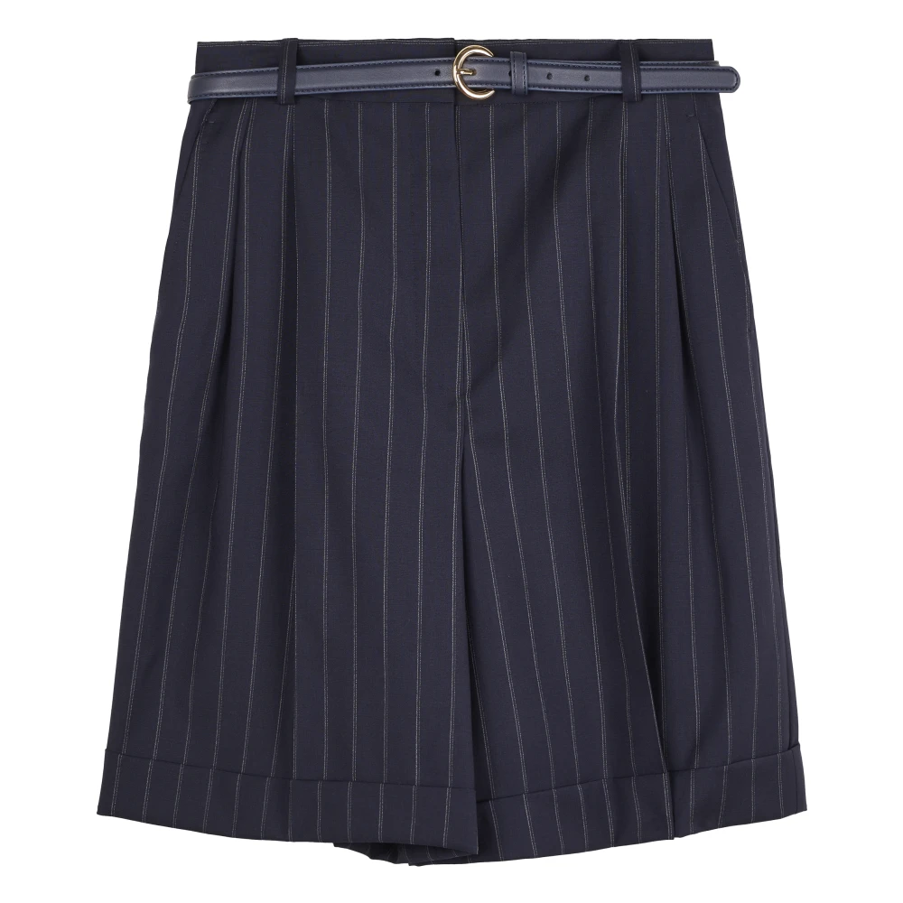 Max Mara Women's Blue Pantalone Corto A - Casual Shorts - 2XS - Shorts
