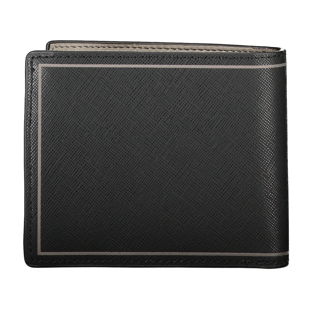 Tommy Hilfiger Heren Portemonnee Zwart Contrast Logo Black Heren