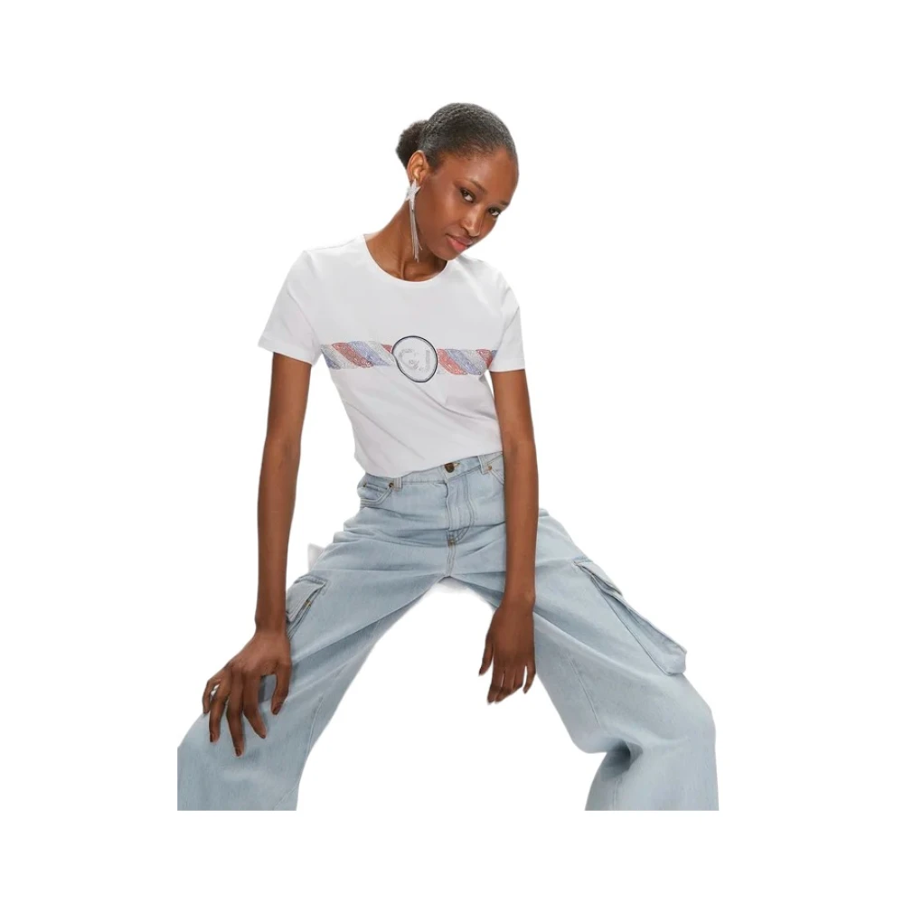 Gaudi Korte Mouw T-shirt White Dames