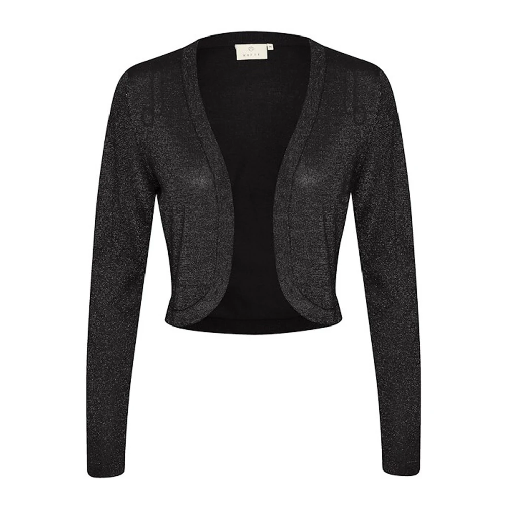 Kaffe Bolero Jacka Svart Djup Glitter Black, Dam