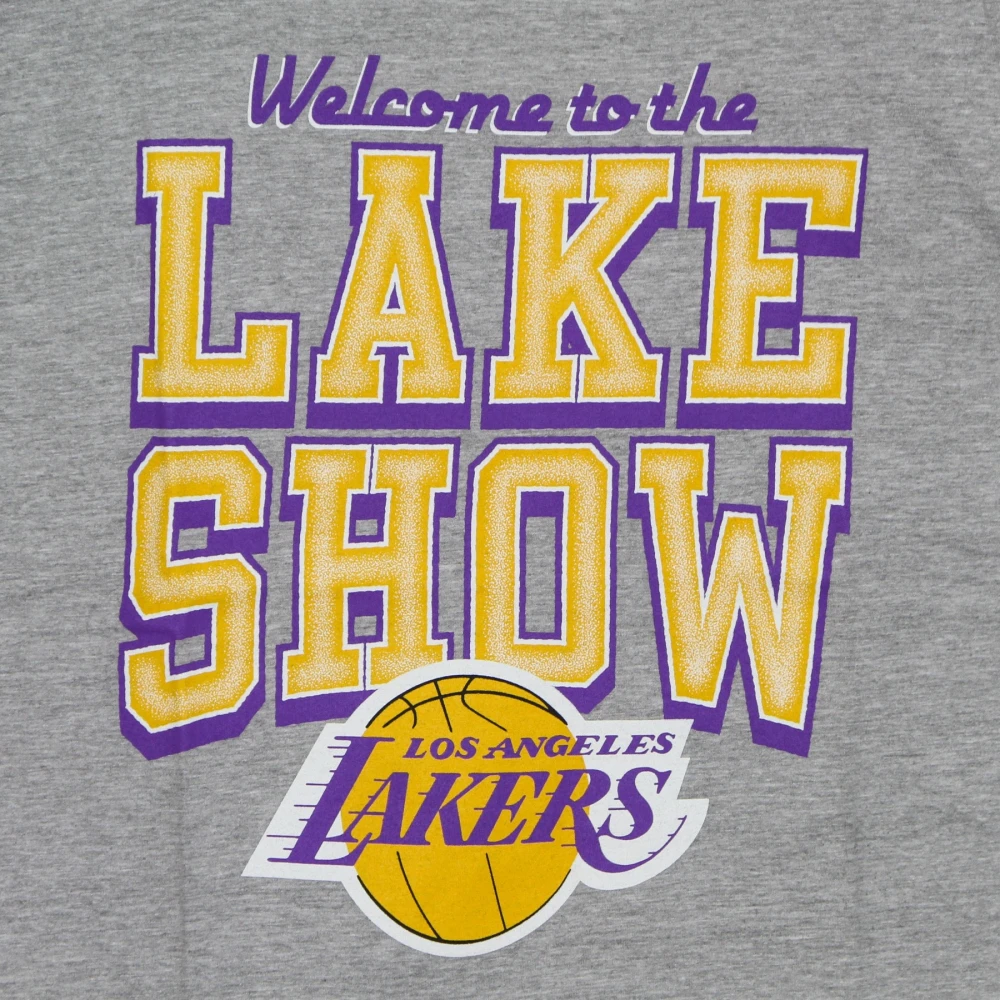Mitchell & Ness NBA Lake Show Tee Gray Heren