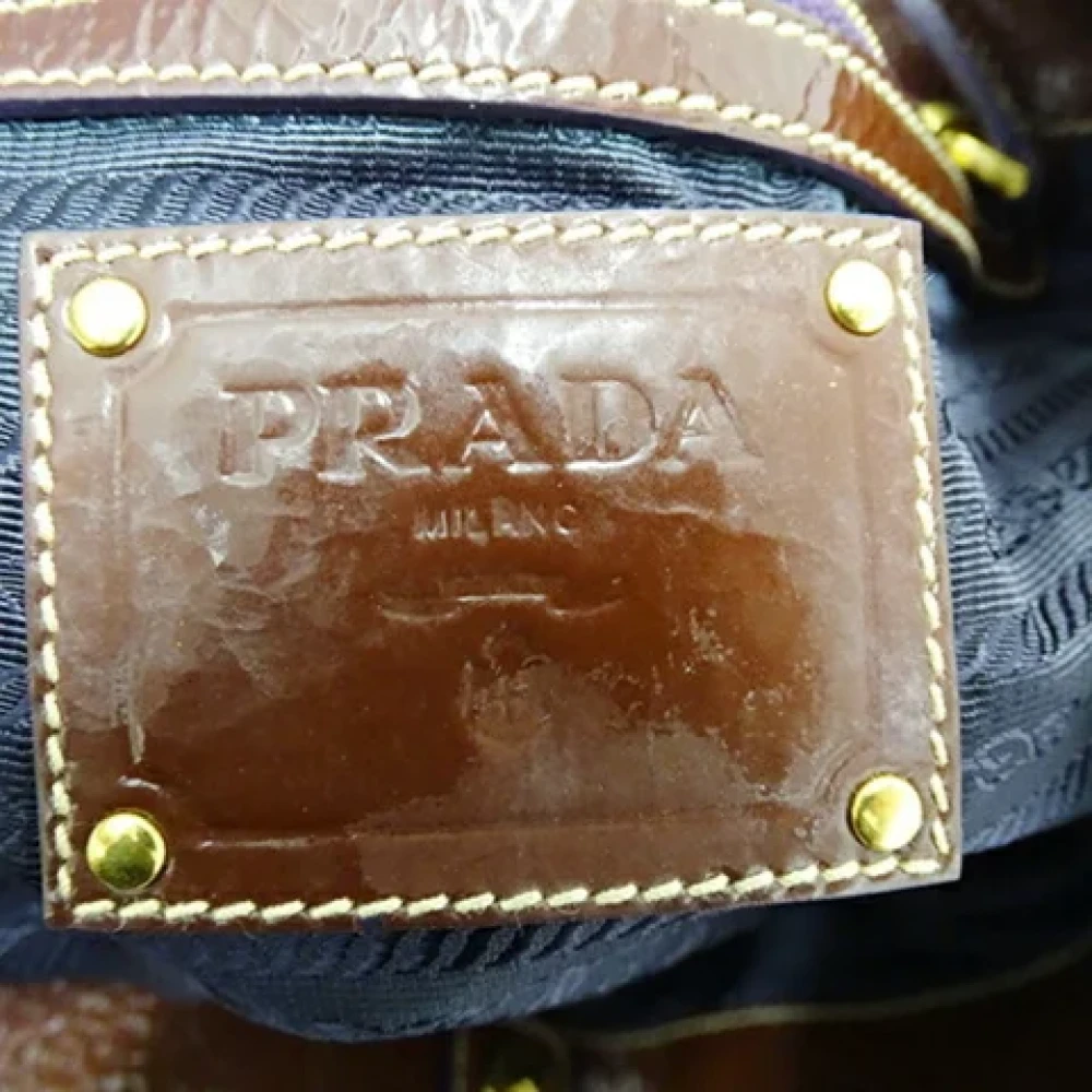 Prada Vintage Pre-owned Nylon totes Purple Dames