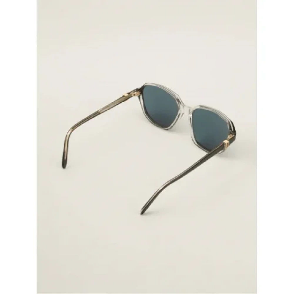 Yves Saint Laurent Vintage Pre-owned Acetate sunglasses Black Dames
