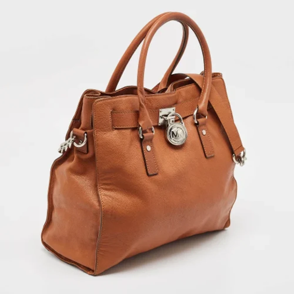 Michael Kors Pre-owned Leather totes Brown Dames