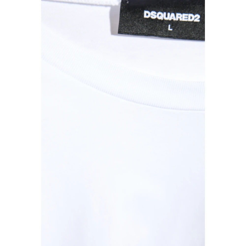 Dsquared2 Logo T-shirt White Heren