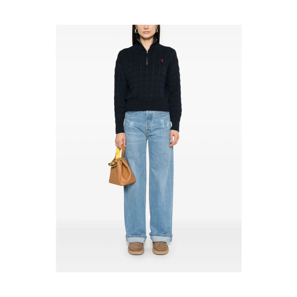 Lois Indigo Blauwe Klassieke Vijf Zakken Jeans Blue Dames