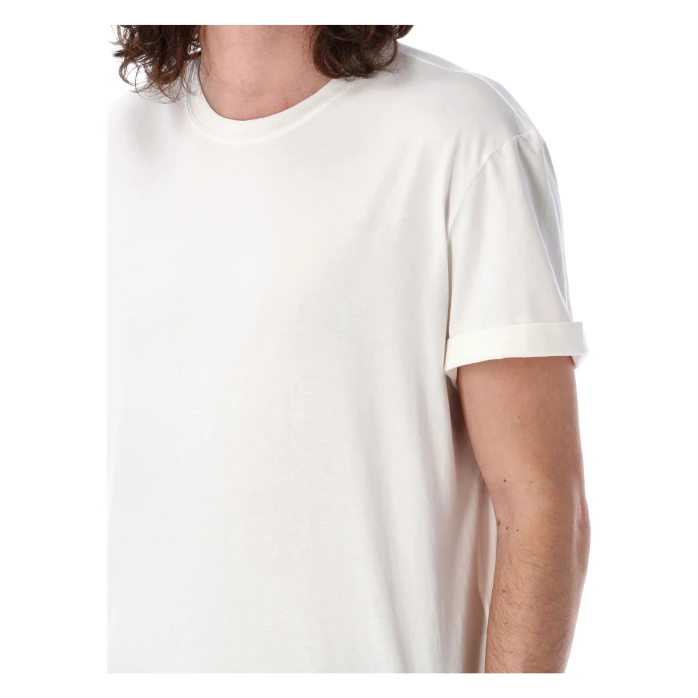 Golden Goose Vintage Distressed T-Shirt White Heren