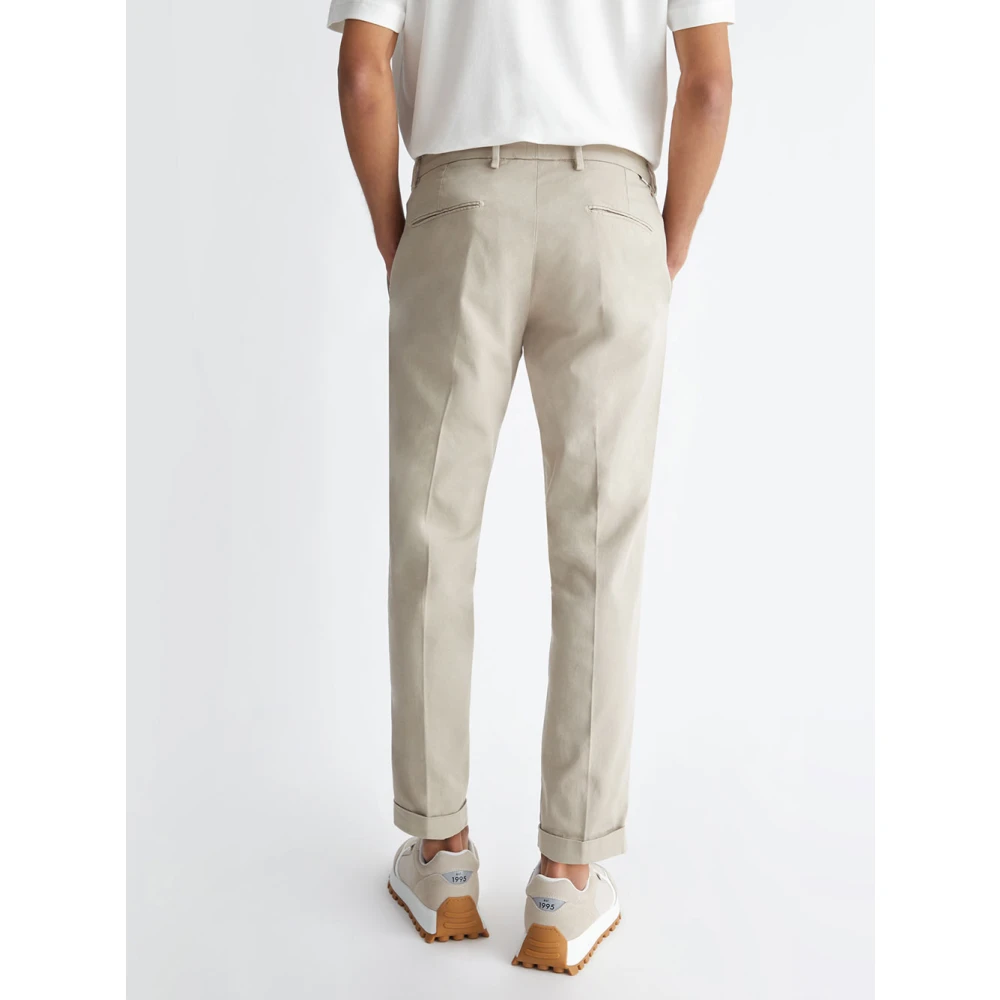 Liu Jo Beige Chino Broek Regular Fit Stretch Beige Heren