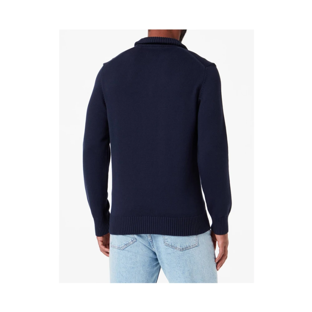Gant Casual Cotton Halfzip Pullover Blue Heren