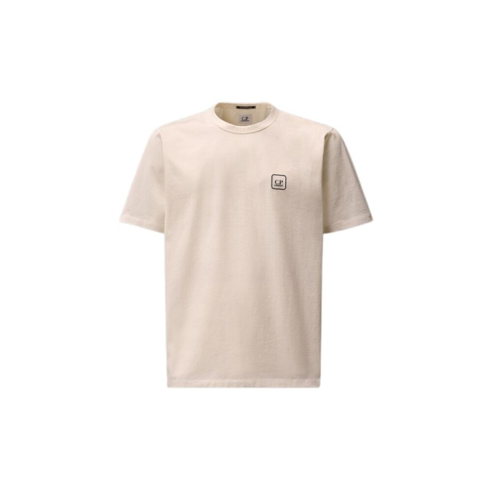 C.P. Company 18CMSS025A005086W888 関税送料込 CP Company Printed Logo Men's T-Shirt Men's T-Shirt Gray
