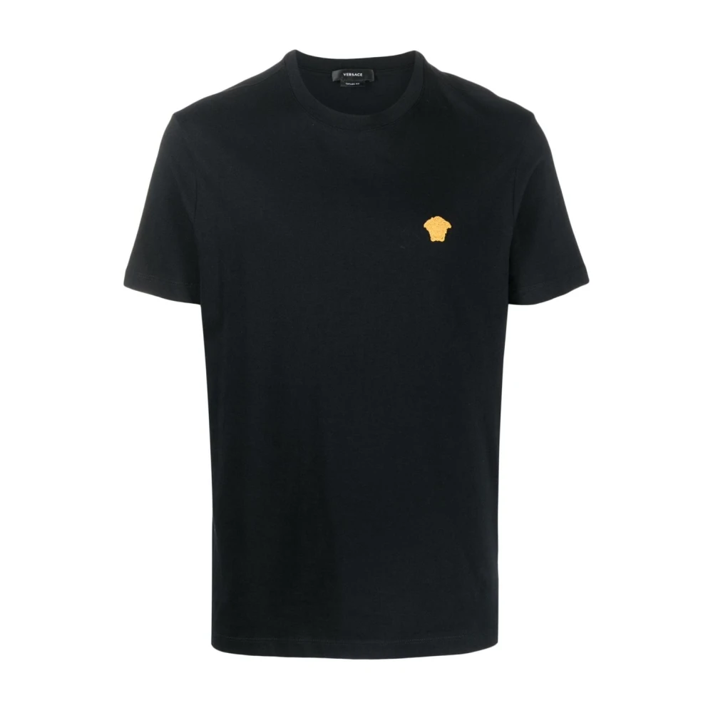 Versace Zwarte T-Shirts & Polos Upgrade Stijl Black Heren