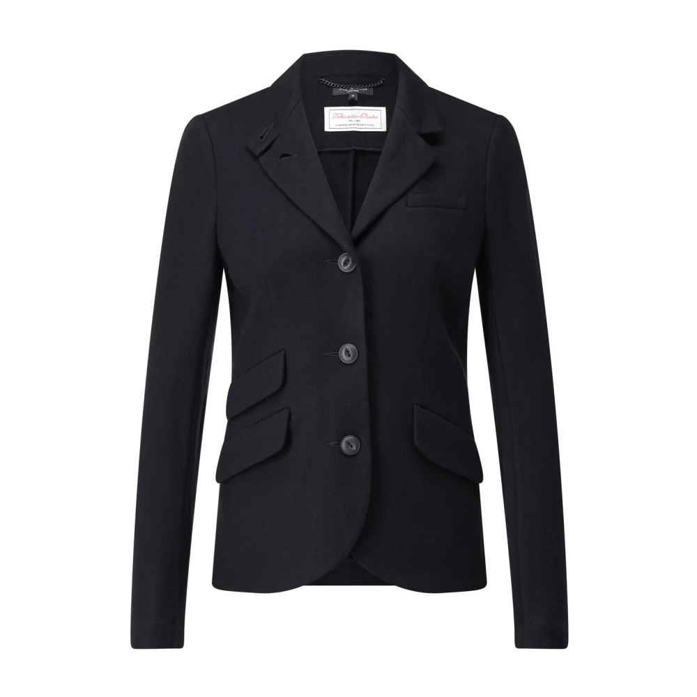 Rag & Bone Wollen Casual Blazer met Shawl Kraag Black Dames