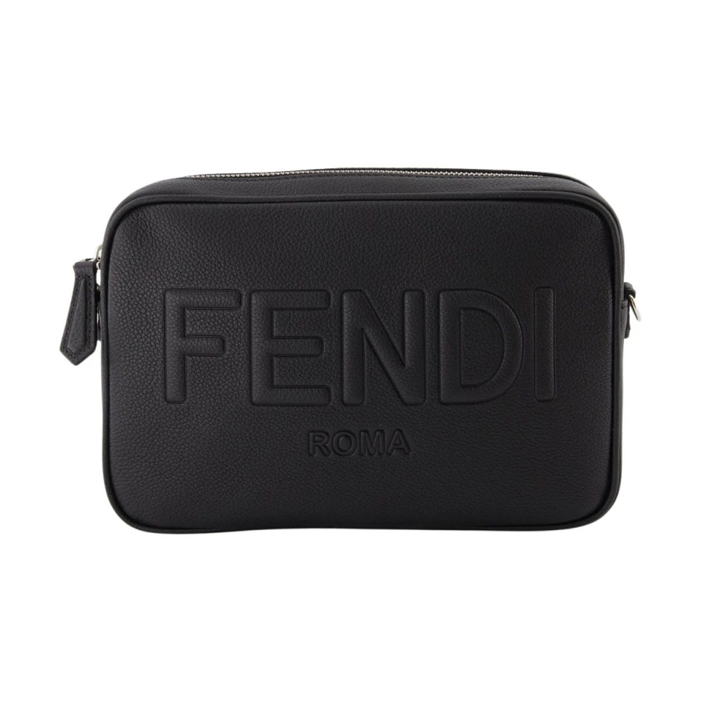 Fendi Men's Black Roma Camera Case - Cross Body Bags - One Size - Bags