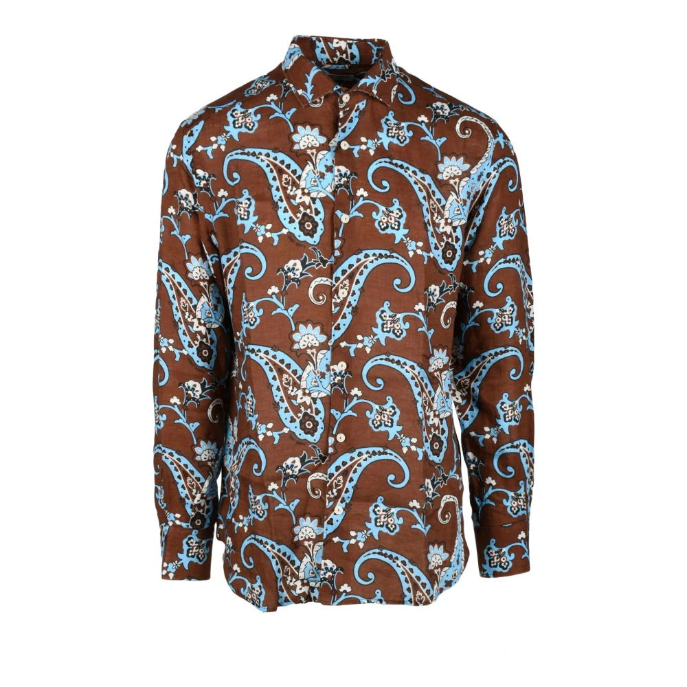 MC2 Saint Barth Linnen Overhemd Multicolor Heren