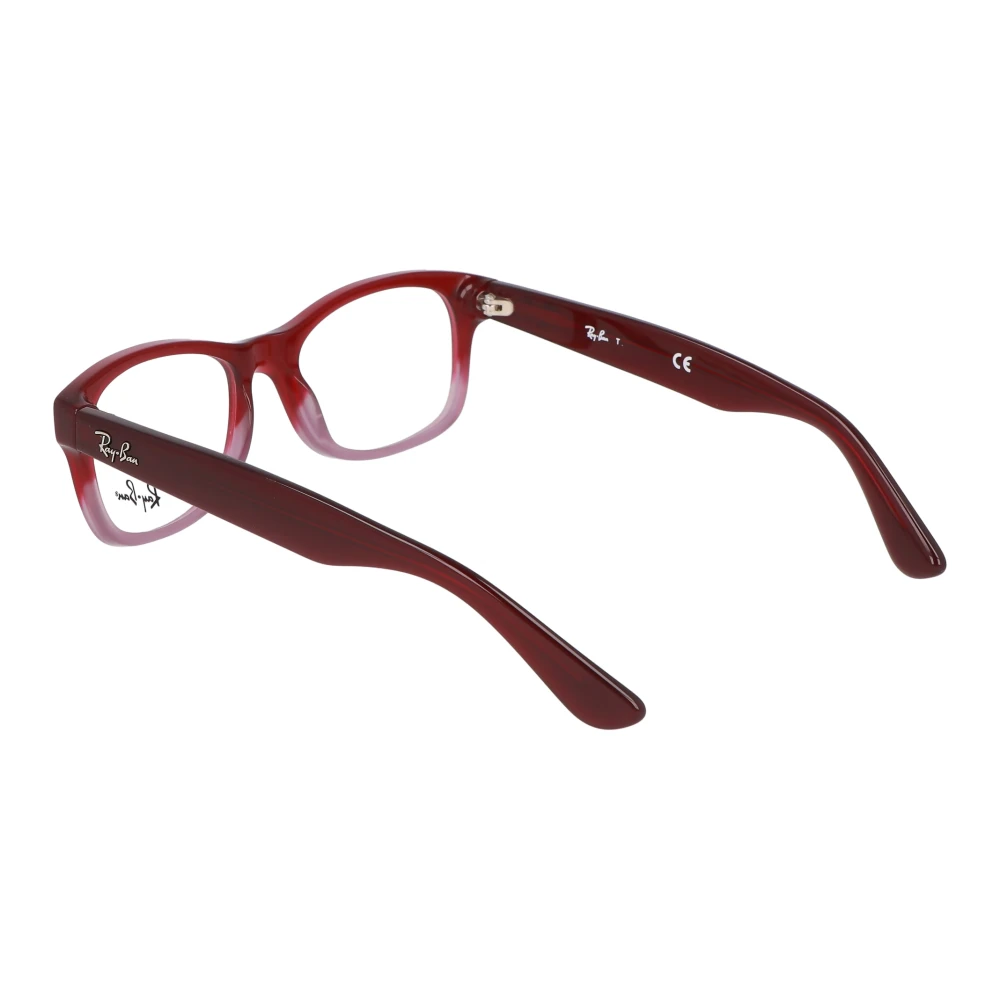 Ray-Ban Vierkante montuur bril Red Unisex