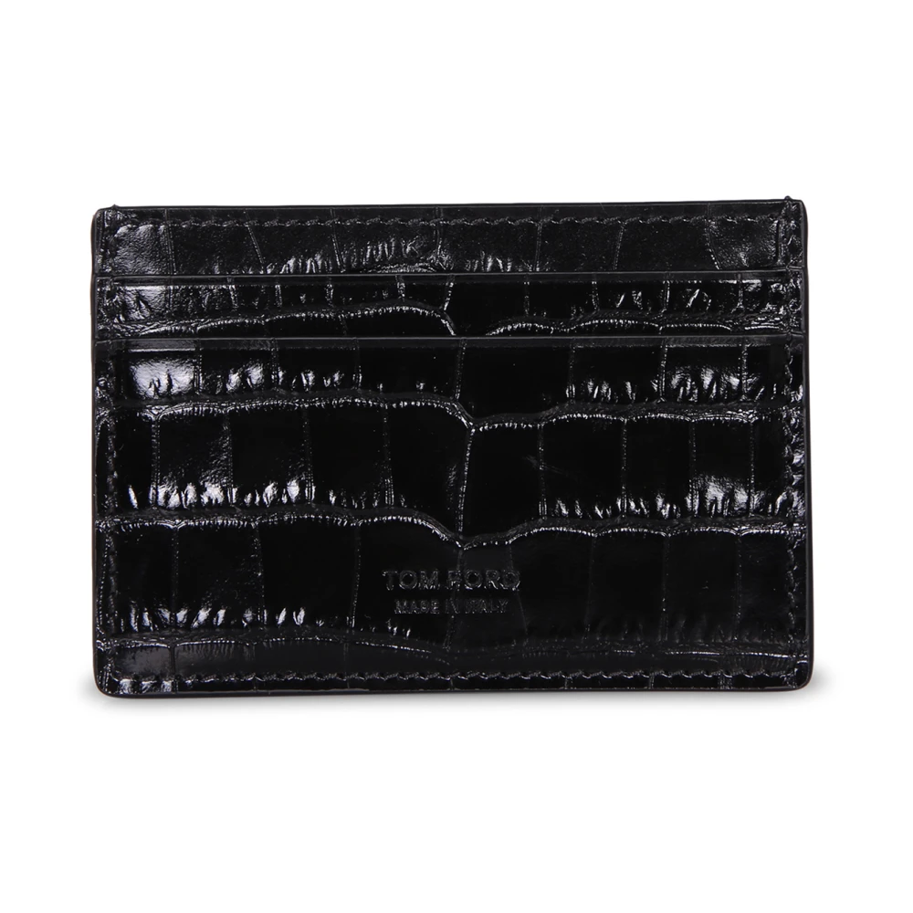 Tom Ford Men's Black Card Holder - Wallets & Cardholders - One Size - Accessories