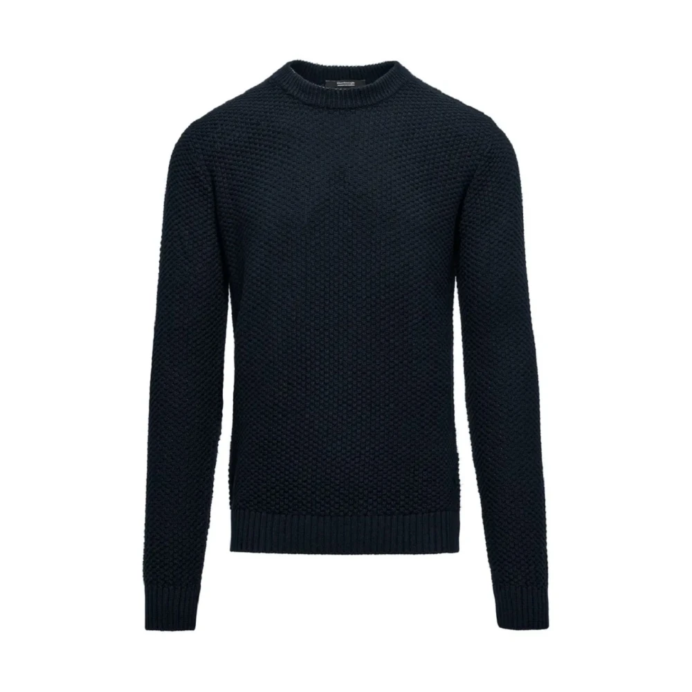 BomBoogie Blauwe Wollen Trui Blue Heren