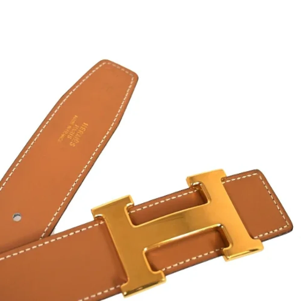 Hermès Vintage Pre-owned Leather belts Yellow Dames