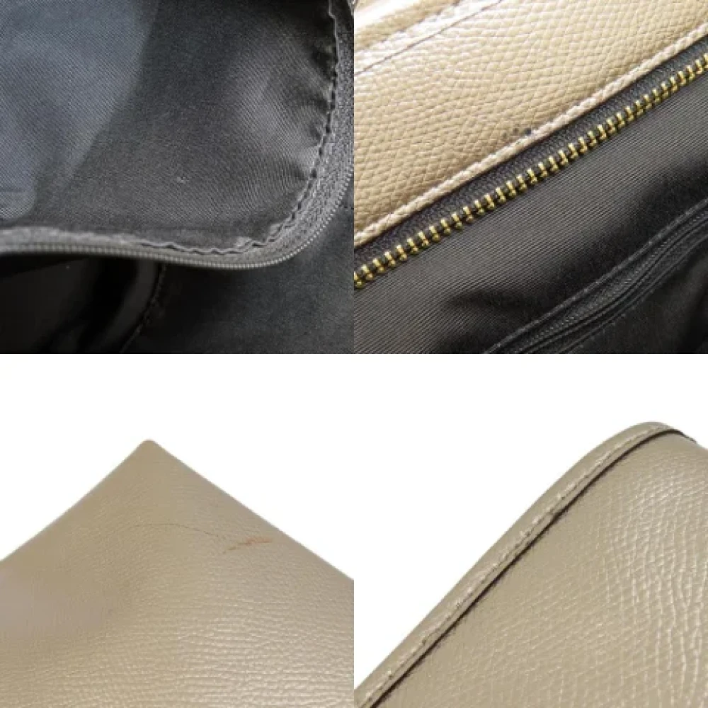 Coach Pre-owned Leather shoulder-bags Yellow Dames