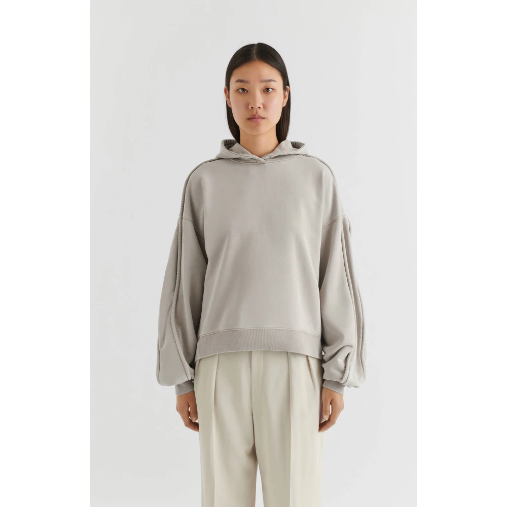 Axel Arigato Clove Washed Hoodie Brown Dames