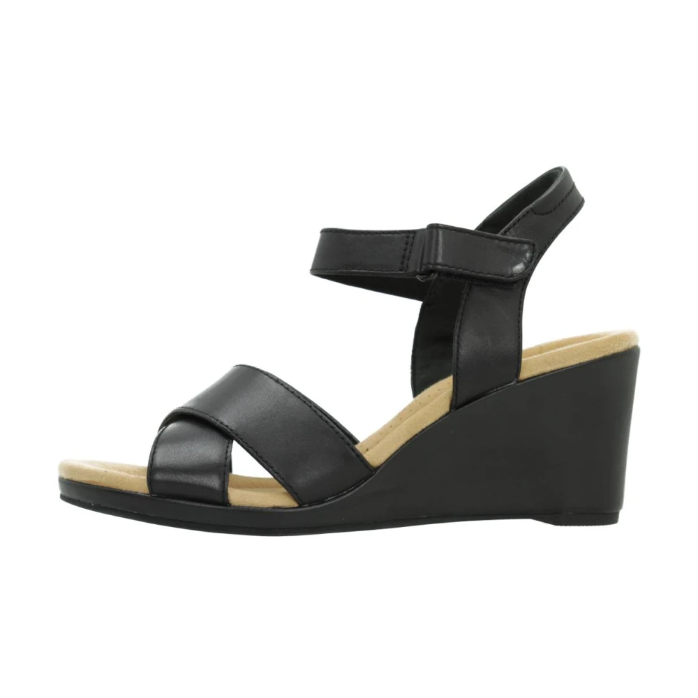 Clarks Wedges Black Dames