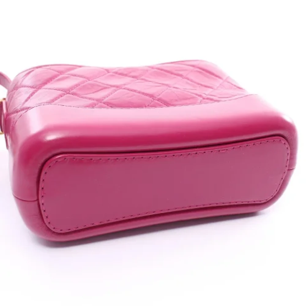 Chanel Vintage Pre-owned Leather shoulder-bags Pink Dames