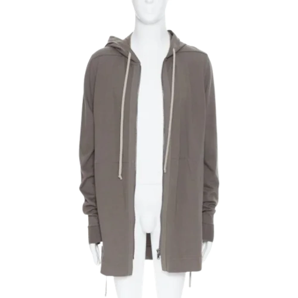 Rick Owens Pre-owned Cotton outerwear Gray Dames