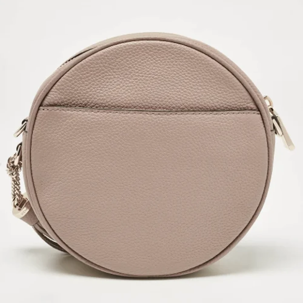 Michael Kors Pre-owned Leather crossbody-bags Beige Dames