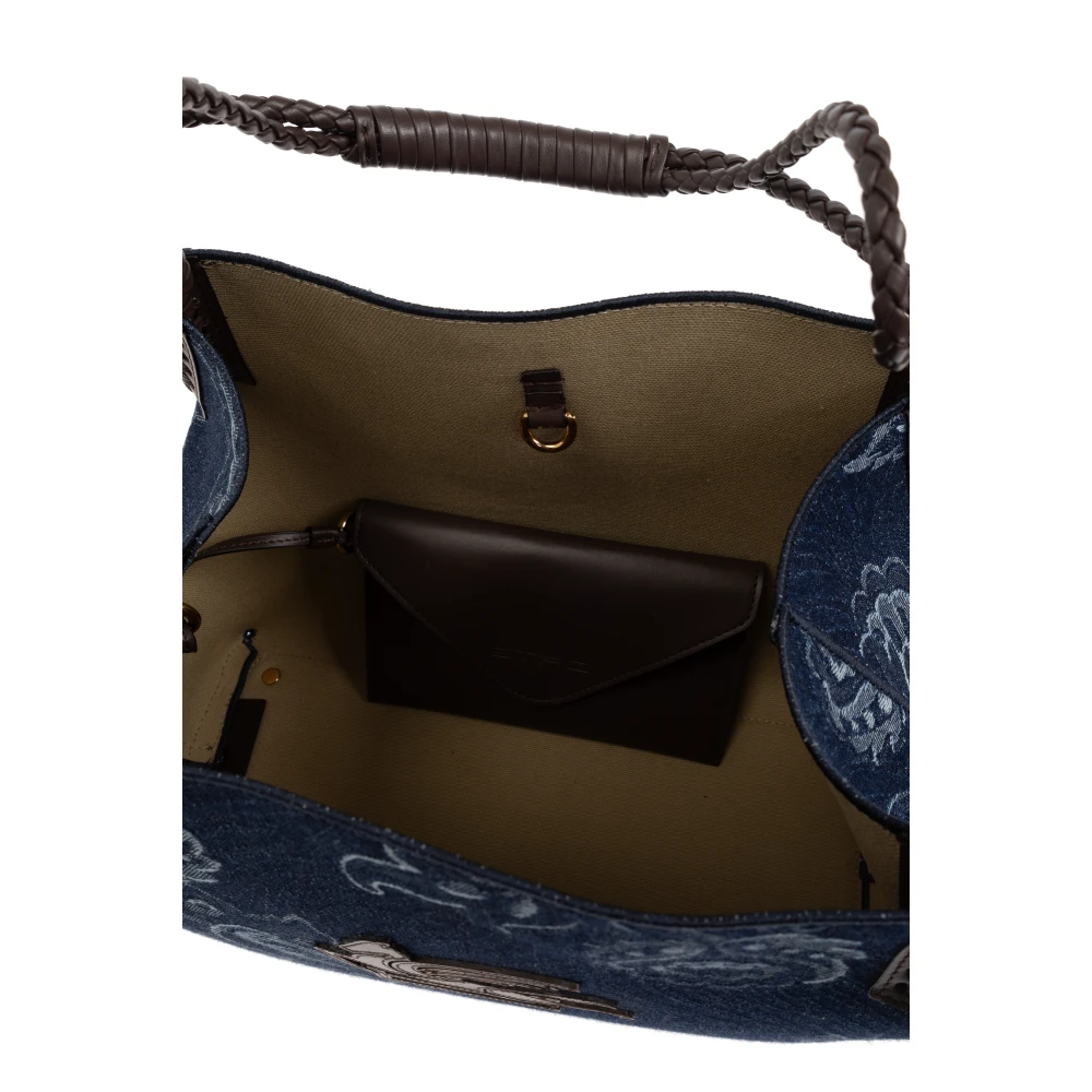 ETRO shopper type tas Blue Dames
