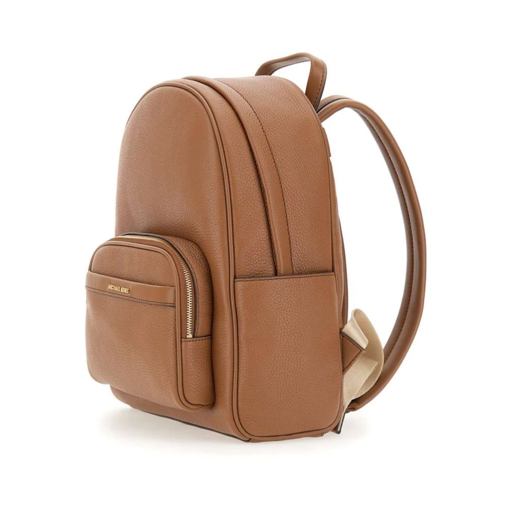 Michael Kors Tumbled Leren Rugzak Bruine Kleur Brown Dames