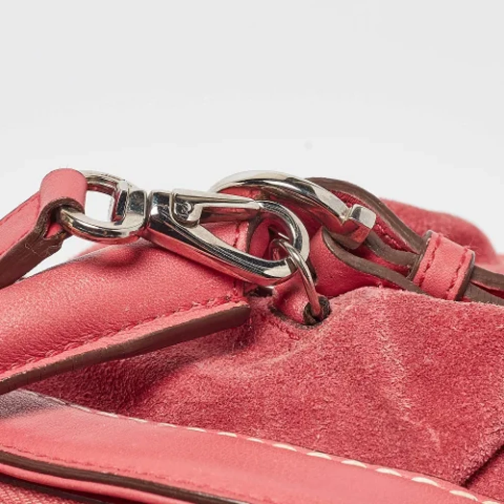 Salvatore Ferragamo Pre-owned Leather shoulder-bags Pink Dames