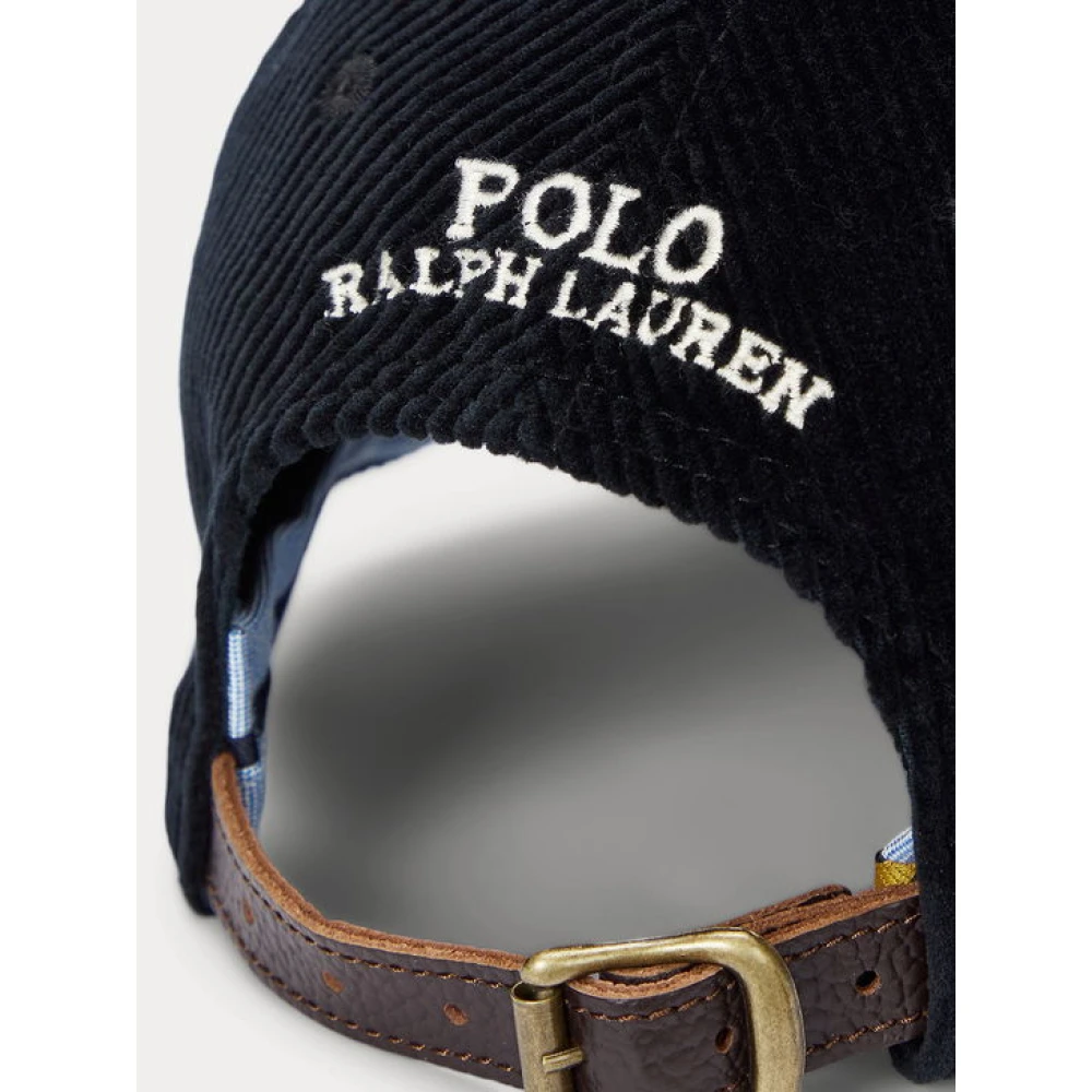 Polo Ralph Lauren Zwarte Katoenen Casquette Hoed Black Heren