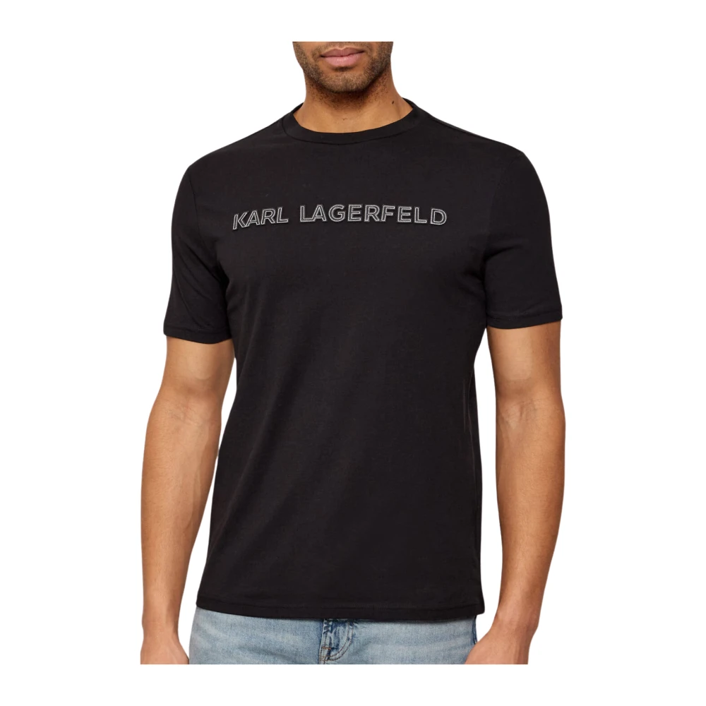 Karl Lagerfeld Homme Noir - T-Shirt À Col Rond - Tops - Taille: Xl