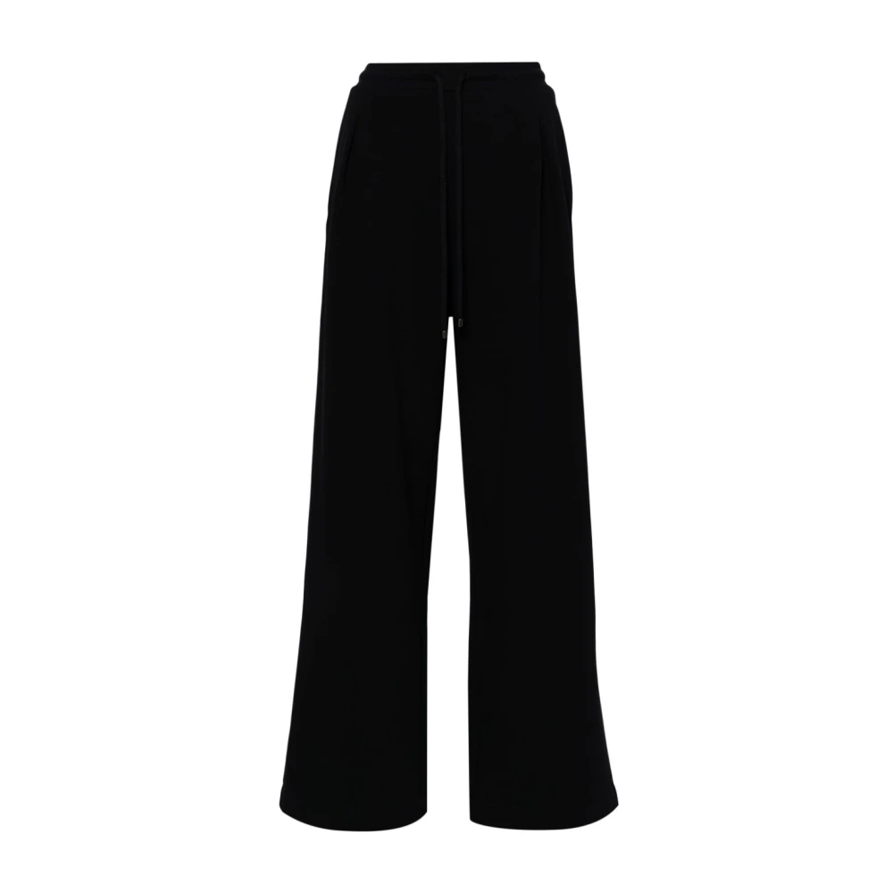 Max Mara Wijde broek Curve 004 Black Dames