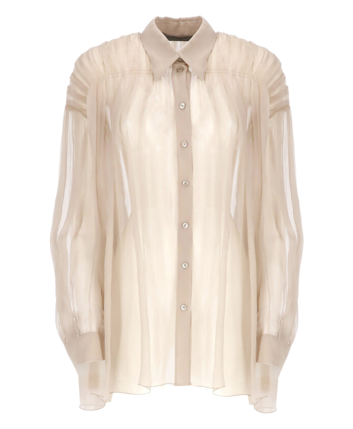 chemise-en-soie-beige-avec-col