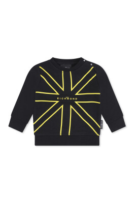 sort-rund-hals-sweatshirt-med-trykknapper
