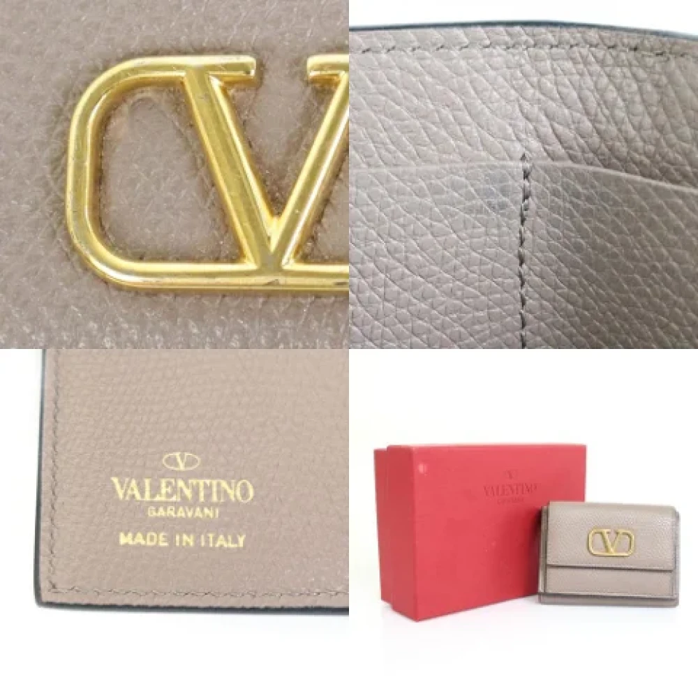 Valentino Vintage Pre-owned Leather wallets Pink Dames