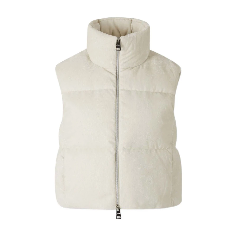 Herno Vit Sammet Dunjacka Powder