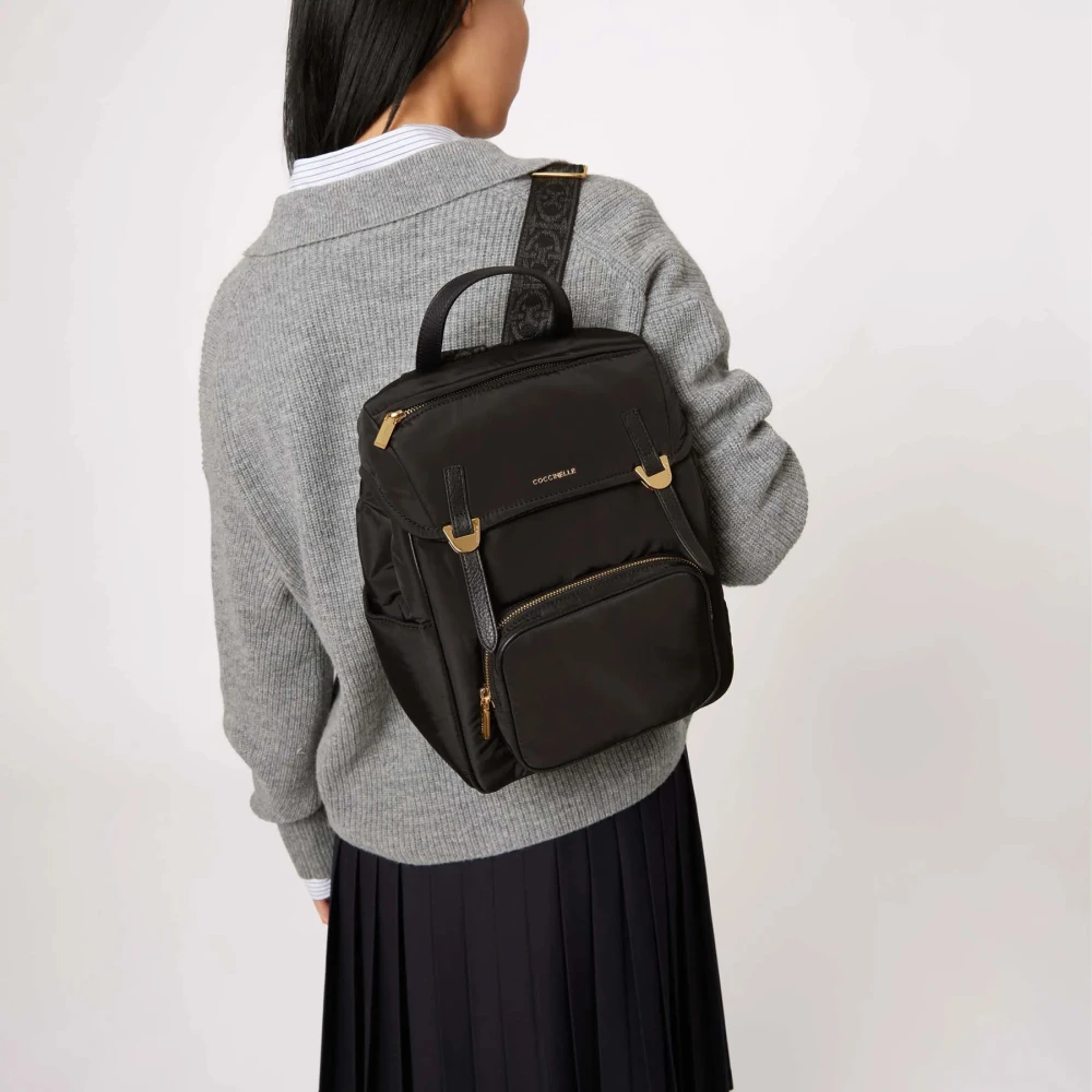 Coccinelle Campuslijn Rugzak Zwart Black Dames