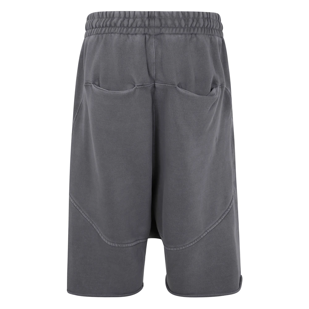 Entire Studios Stijlvolle Heavy Drop Shorts Gray Dames