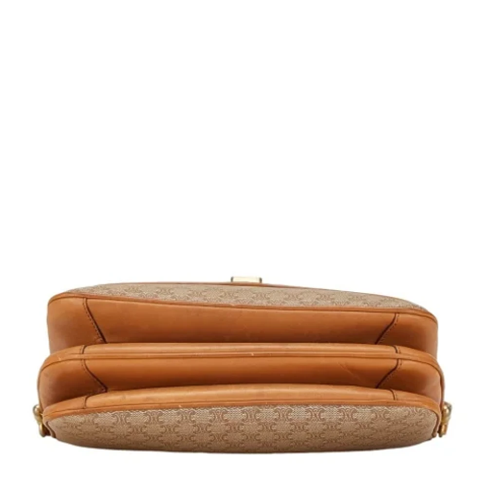 Celine Vintage Pre-owned Leather celine-bags Brown Dames